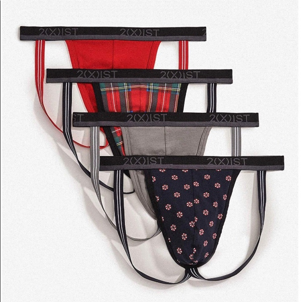 2(X)IST Assorted Jockstraps Men’s Medium - 4 Pack